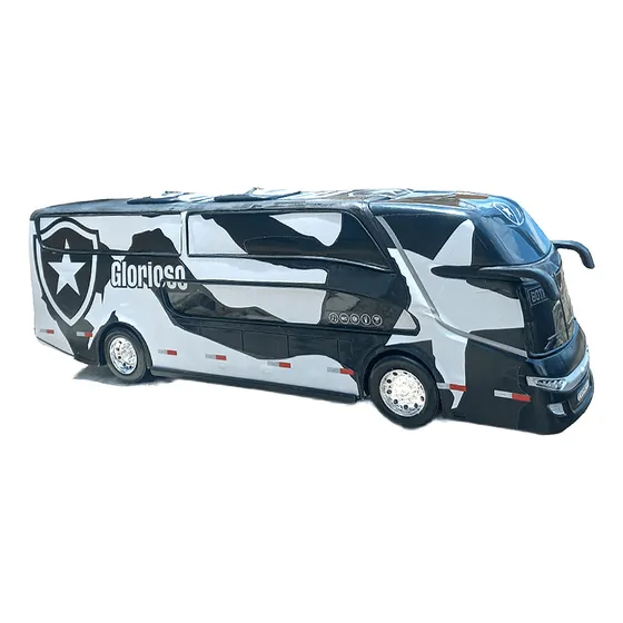 Miniatura  De Ônibus Botafogo Futebol Regatas 2025 40cmx12cm Preto