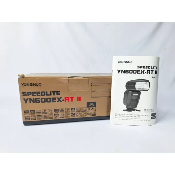  Caixa E Manual Do Flash Yongnuo Speedlight Yn600rx-rt I I