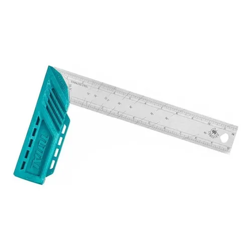 Escuadra Carpintero Total 12'' 30cm, Acero Inoxidable