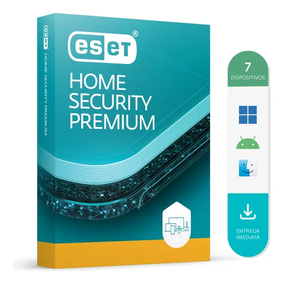 Antivírus Eset® Home Security Premium 7 Dispositivos 1 Ano