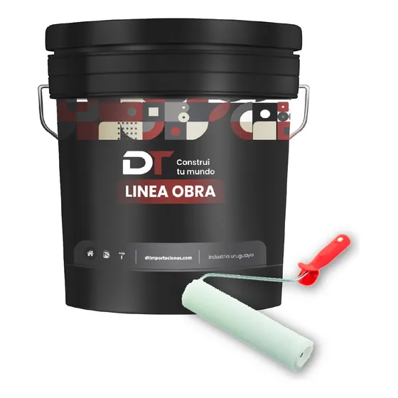 Pintura Latex Interior Antihongos 20 Lts + Rodillo Blanco Mate