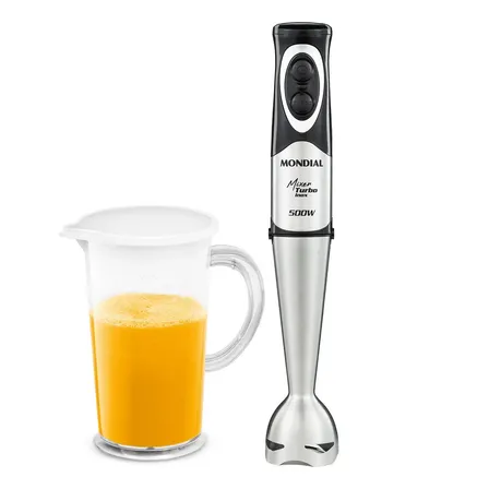Mixer Turbo Inox Mondial Preto 500w M-16-bi 220v