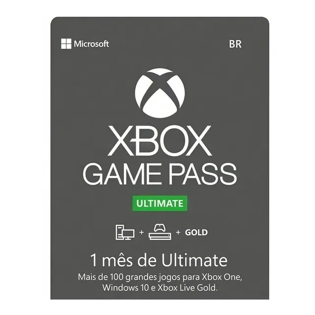Tarjeta Xbox Game Pass Ultimate Digital 1 mes