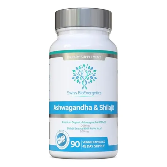 Ashwagandha &amp; Shilajit Ashwagandha Ksm-66 1000