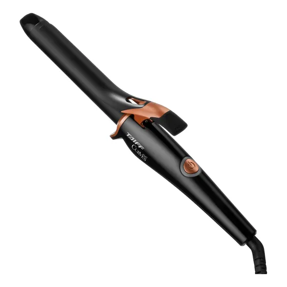 Taiff Modelador De Cachos 25mm Curves Preto Cobre