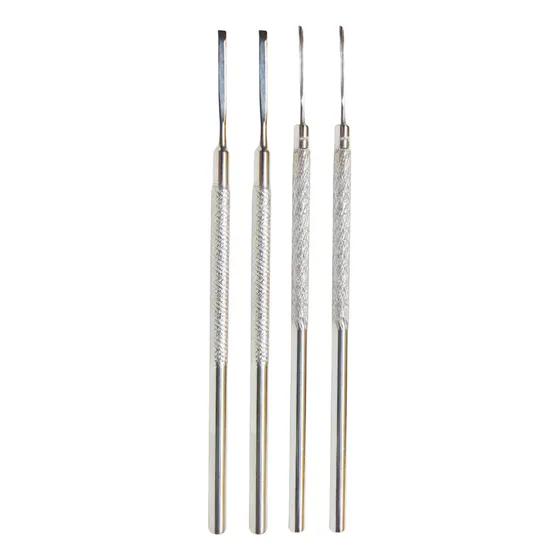 Kit Podologia Pedicuria Instrumental 2 Formones Y 2 Gubias