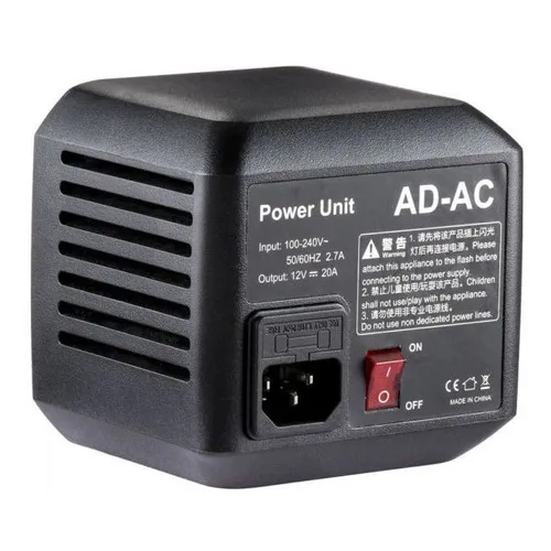 Adaptador De Corriente Ad-ac Para Flash Ad600 Godox