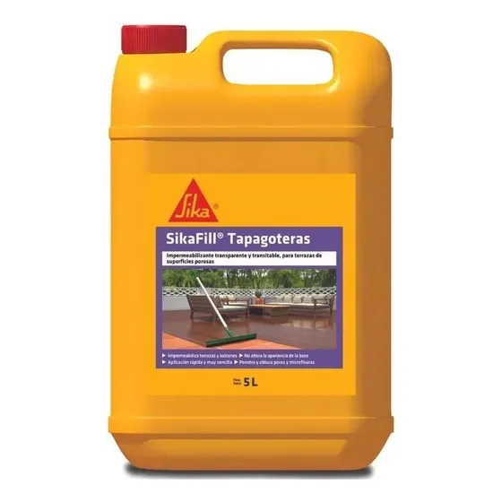 Sikafill Tapagoteras Impermeabilizante Transparente 5L