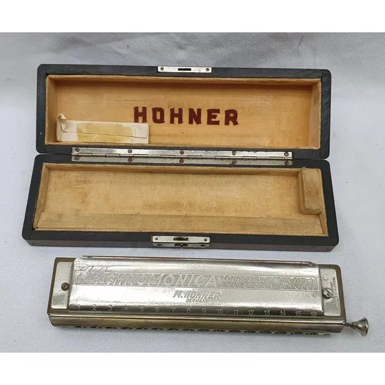 Quebrada - Gaita Hohner Chromonica 64 C Harmonica 16 Casas