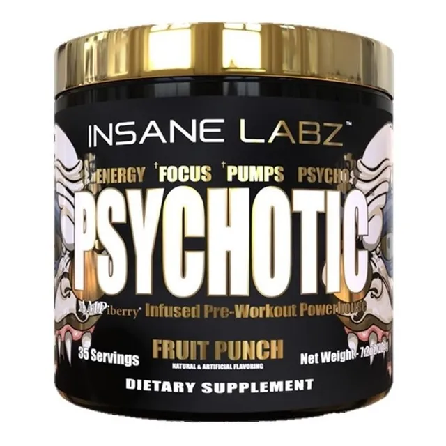 Psychotic Gold 35 Servicios Pre Entreno - Tienda Fisica