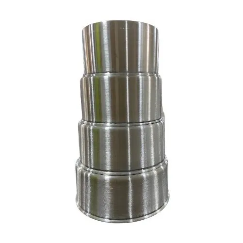 Juego Torteras Altas 18/20/22/24x10cm Aluminio 0.8mm