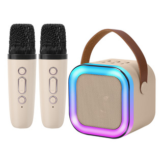 Altavoz Bluetooth Portátil Con 2 Micrófonos Inalámbricos Par Altavoz Bluetooth Portátil Con 2 Micrófonos Inalámbricos Par