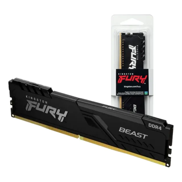 Memoria Ram Kingston Fury Beast Ddr4 16 Gb 3200 Mhz Dimm