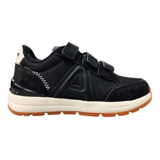 Zapatillas Deportivas Addnice Velcro Unisex Negras Colegial