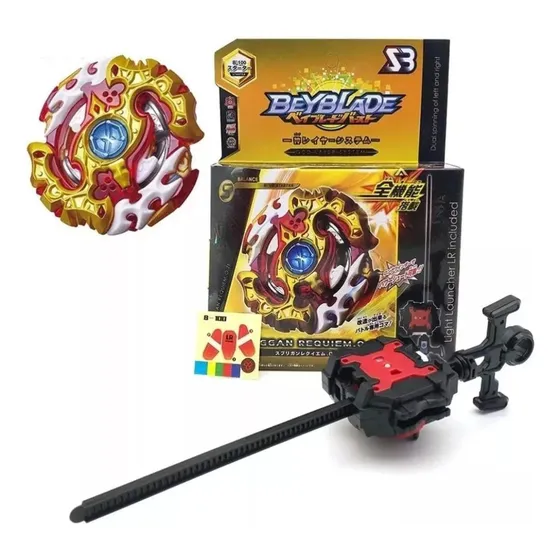 Trompo Beyblade Con Lanzador Grande Varios Diseños