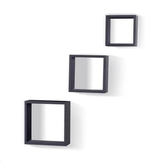 Nicho Decorativo Kit Com 3 Unidades - Pequeno Médio E Grande