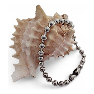 Pulsera Bolita Tipo Militar Diámetro 5 Mm Acero Inoxidable Pulsera Bolita Tipo Militar Diámetro 5 Mm Acero Inoxidable