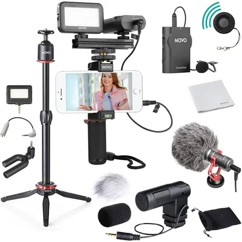 Vlogging Kit Para iPhone Or Samsung 