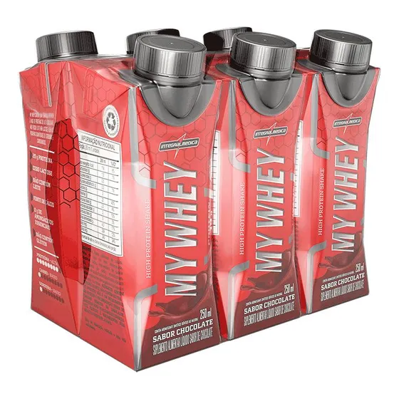 My Whey Rtd 250ml 6unid. - Integralmedica - Chocolate