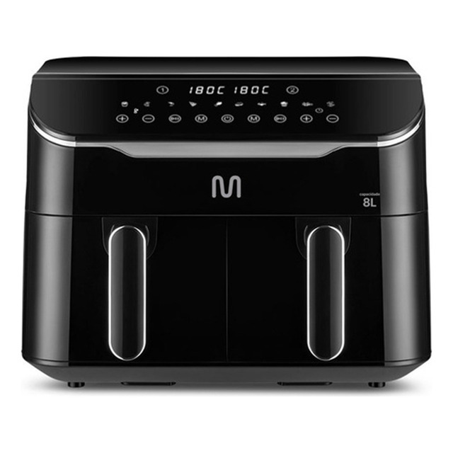 Fritadeira Elétrica Sem Oleo Air Fryer 8l Preta Com 2 Gavetas 2500w 220v Multi - Go220 Fritadeira Elétrica Sem Oleo Air Fryer 8l Preta Com 2 Gavetas 2500w 220v Multi - Go220