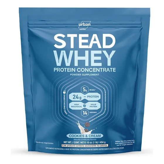 1lb Proteína En Polvo Stead Whey 100% Concentrate
