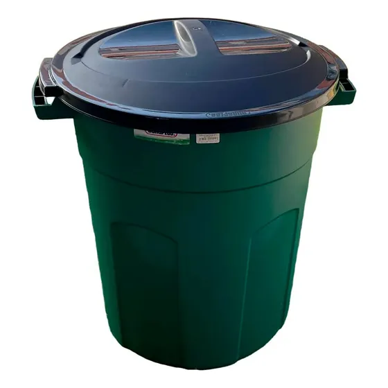 Pipote Plástico De 45 Litros Para Agua O Basura Con Tapa