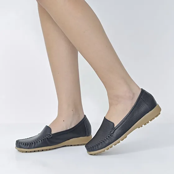 Mocasin Legitimo Cuero Mujer Heiko Art 1000