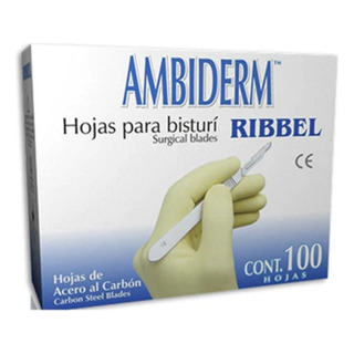 Hoja Para Bisturi Acero Inoxidable #10 Ambiderm Hoja Para Bisturi Acero Inoxidable #10 Ambiderm