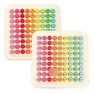 Juguete Didáctico Montessori Matemáticas Tabla Multiplicar Juguete Didáctico Montessori Matemáticas Tabla Multiplicar