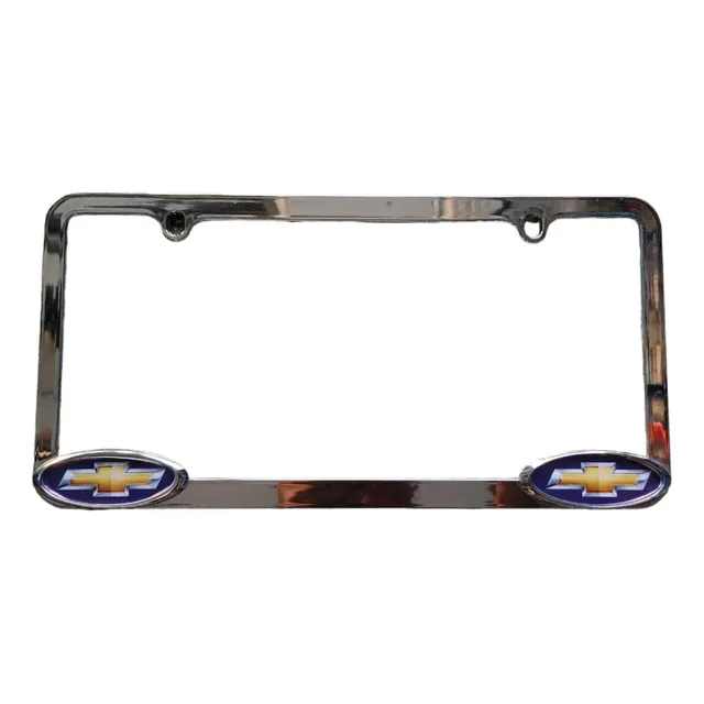 Portaplaca Cromado Chevrolet Aveo Corsa Optra Chevy