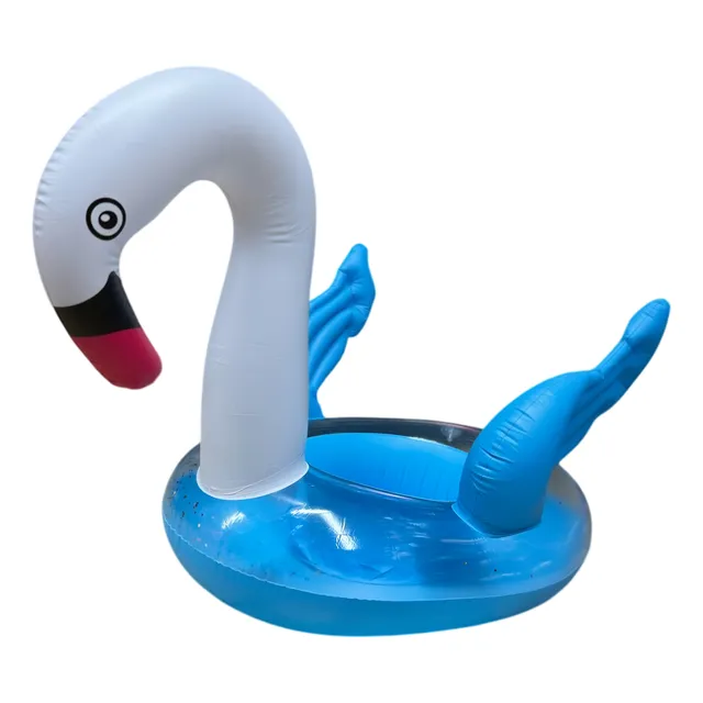 Flotador Lancha Cisne Inflable Piecitos Infantil Piscina