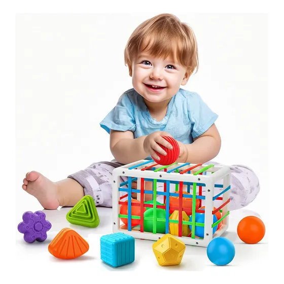 Juego Didáctico Cubo Sensorial Bebé Estimulación Temprana