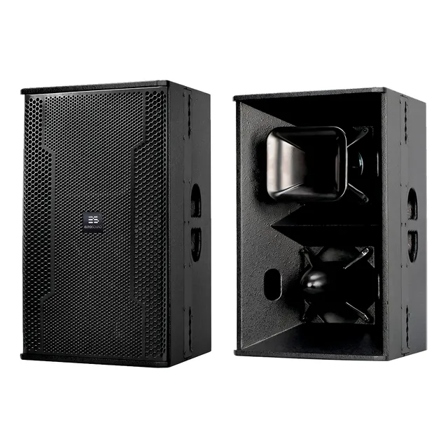 Bafle Pasivo Tiro Largo Wrx24fly Eurosound 2x12 Color Negro