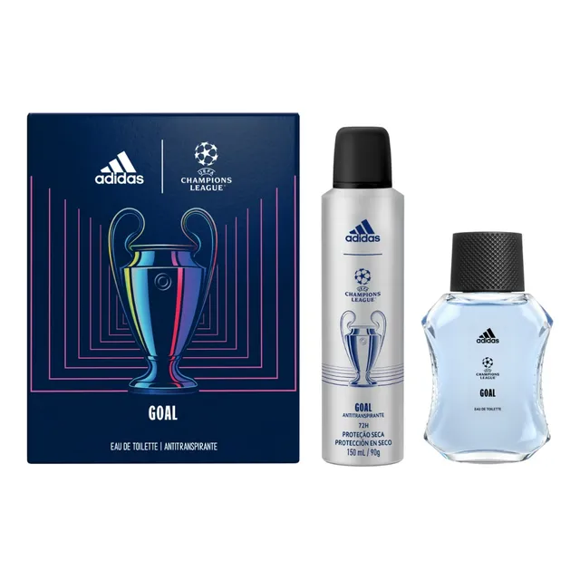 Perfume adidas Uefa Goal Kit - Perfume Masculino + Desodorante Kit
