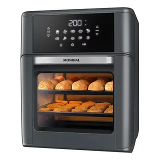 Fritadeira Air Fryer Oven Mondial Afon-12l-fg 12l Digital 20 Cinza