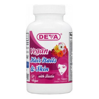 Suplemento Deva Vegan Vitaminas Para El Cabello, Las Uñas Y Suplemento Deva Vegan Vitaminas Para El Cabello, Las Uñas Y
