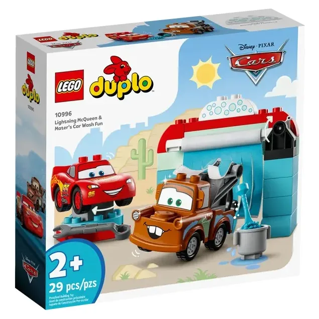 Lego Duplo 10996 Autolavado Rayo Mcqueen Y Mate 29 Pzs