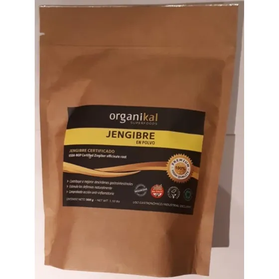 Jengibre En Polvo X500gr Organikal Hgl 