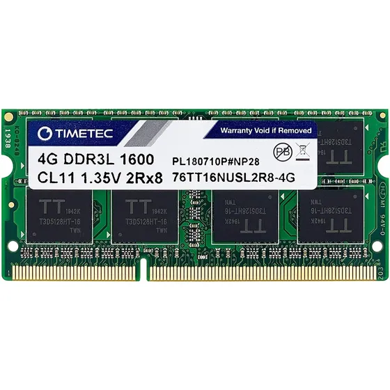 Memoria 4gb Ddr3 Ddr3l 1600mhz  Pc3-12800 | Laptop | Timetec