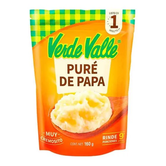 Puré De Papa Verde Valle 160g