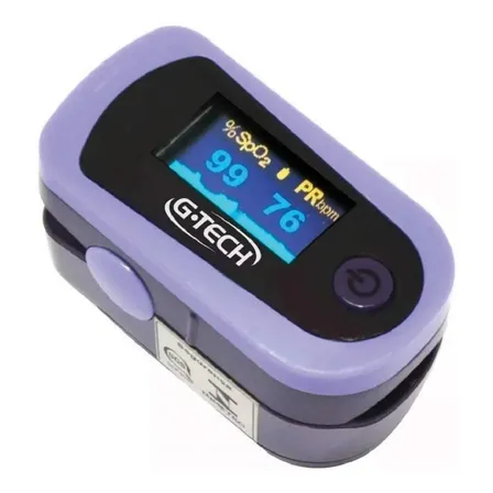 Oxímetro Oled G-tech Púrpura