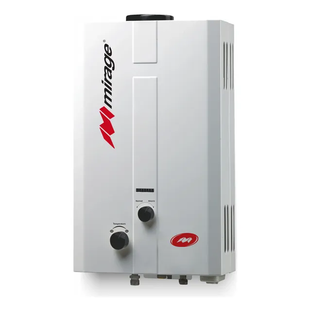 Boiler De Paso Mirage Flux 6 Litros Por Minuto Para Gas Lp