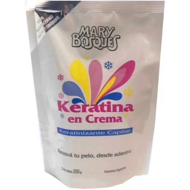 Crema Keratina Mary Bosques 250g Antifrizz Sachet