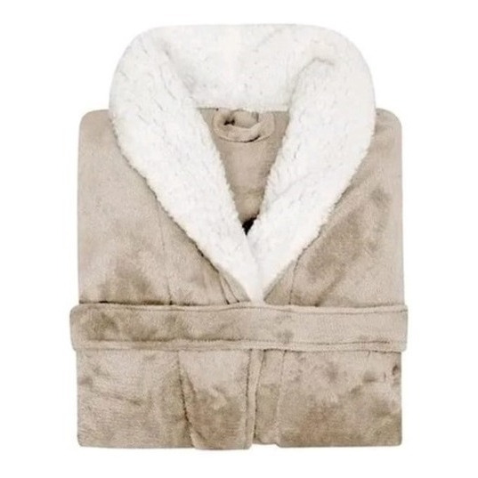 Roupão Winter Luxo Unissex Gola Sherpa Macio Roupão Winter Luxo Unissex Gola Sherpa Macio