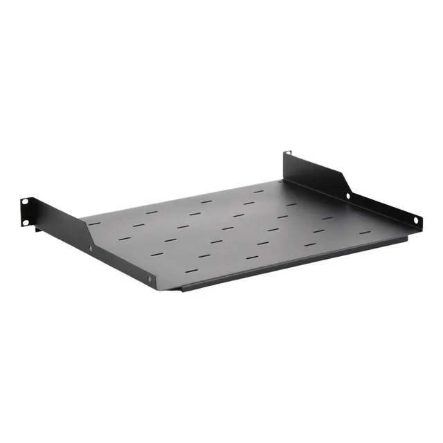 Charola Para Soportar Equipos En Rack De 19 Y 34 Cm Color Negro
