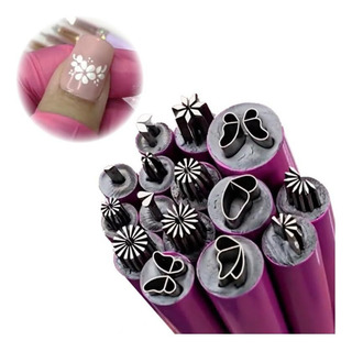 Para 15pcs Bolígrafo Para Sellos De Decoración De Uñas Diy Para 15pcs Bolígrafo Para Sellos De Decoración De Uñas Diy