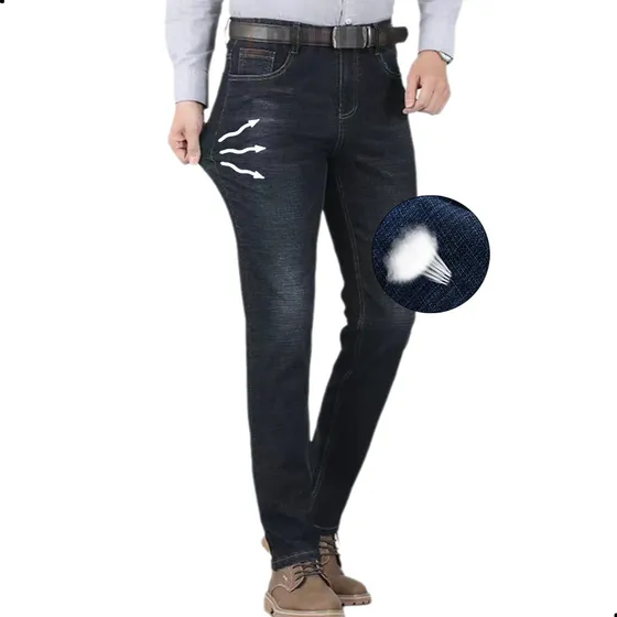 Pantalón Clasico En Dril Elastico Jean Para Hombre Slim Fit