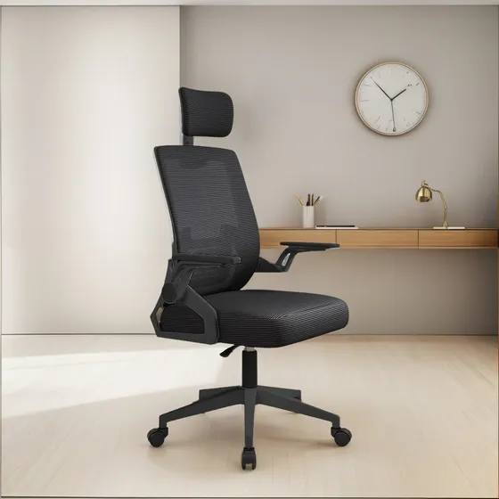 Silla Oficina Ejecutiva Escritorio Ergonomica Gerencial Pc Smart Tech ERGO-1 Color Negro