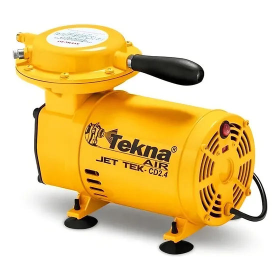 Compressor Ar Direto 1/2hp 40psi C/ Kit Cd2453b 127/220V Tekna Cor Amarelo 127/220V