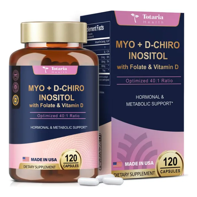 Myo-inositol & D-chiro 3075mg Vitamin D3, Folate, 40:1
